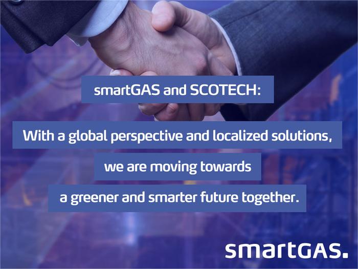 エキサイティングなニュース:smartGAS と SCOTECH がパートナーシップを確立しました!